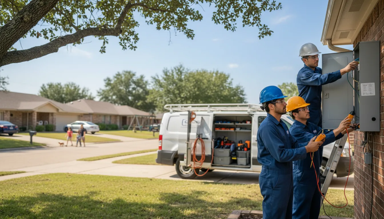 Certified electrician providing emergency electrical services in Cogswell, ND